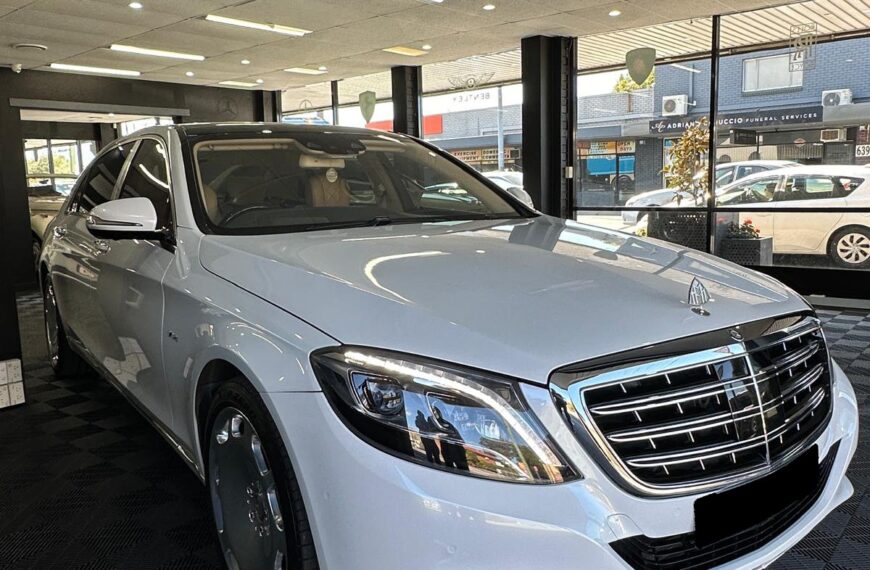 MERCEDES S600 WHITE MAYBACH